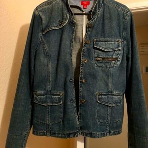 Vintage Mossimo utility jean jacket